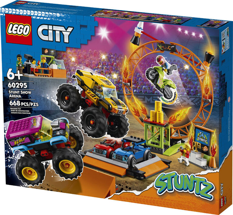 R LEGO (668 Stunt Stuntz Show Canada 60295 Arena pieces) City Toys | Us