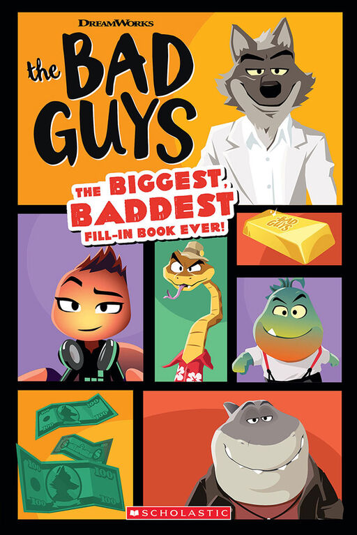 Bad Guys Movie: The Biggest, Baddest Fill-in Book Ever! - Édition anglaise