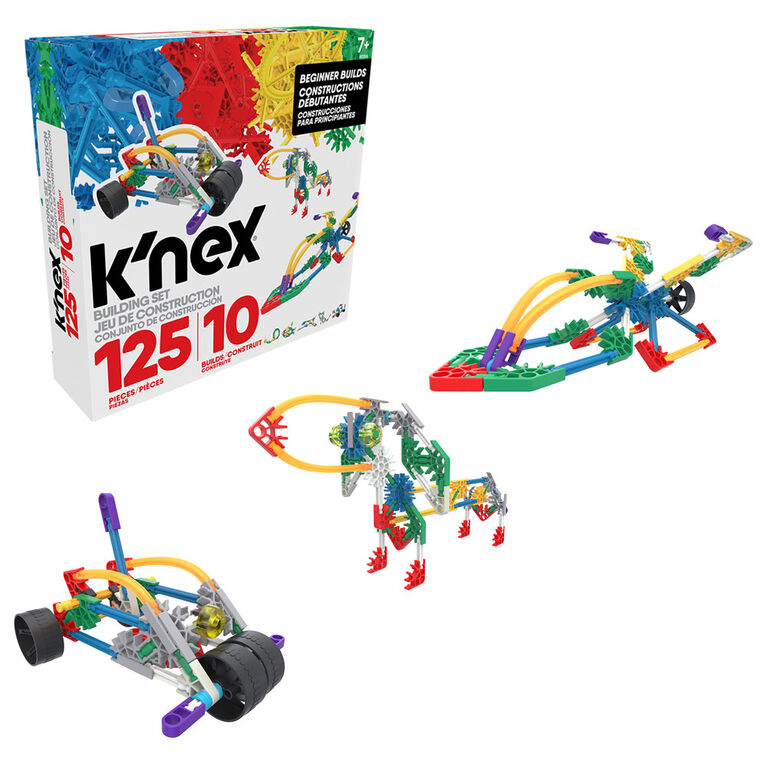 K'NEX - Beginner Builds - 125piece/10 Model | Toys R Us Canada