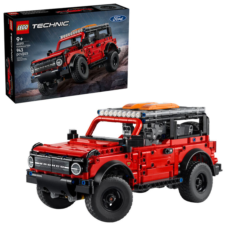 LEGO Technic Le VUS Ford Bronco , Ensemble de Modèle Réduit de Voiture, Ensemble de Construction STIM, Cadeau pour les Amateurs de Véhicules 42213