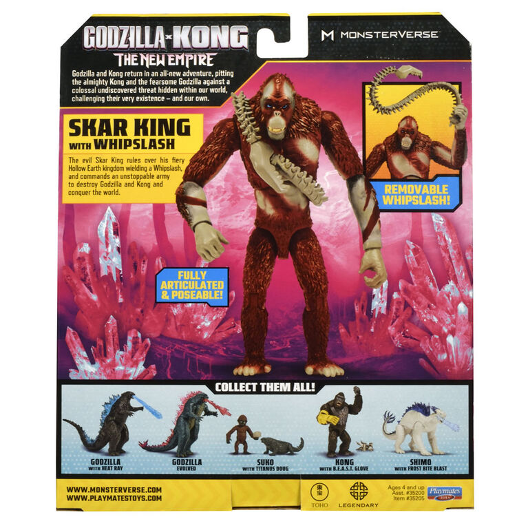 Godzilla x Kong 6"Figure Skar King with Bone Whipslash