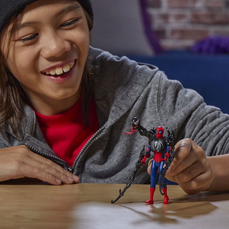 Marvel Spider-Man VenomVersus Epic World of Action Deluxe Figure Marvel Spider-Man VenomVersus Epic World of Action Deluxe Figure