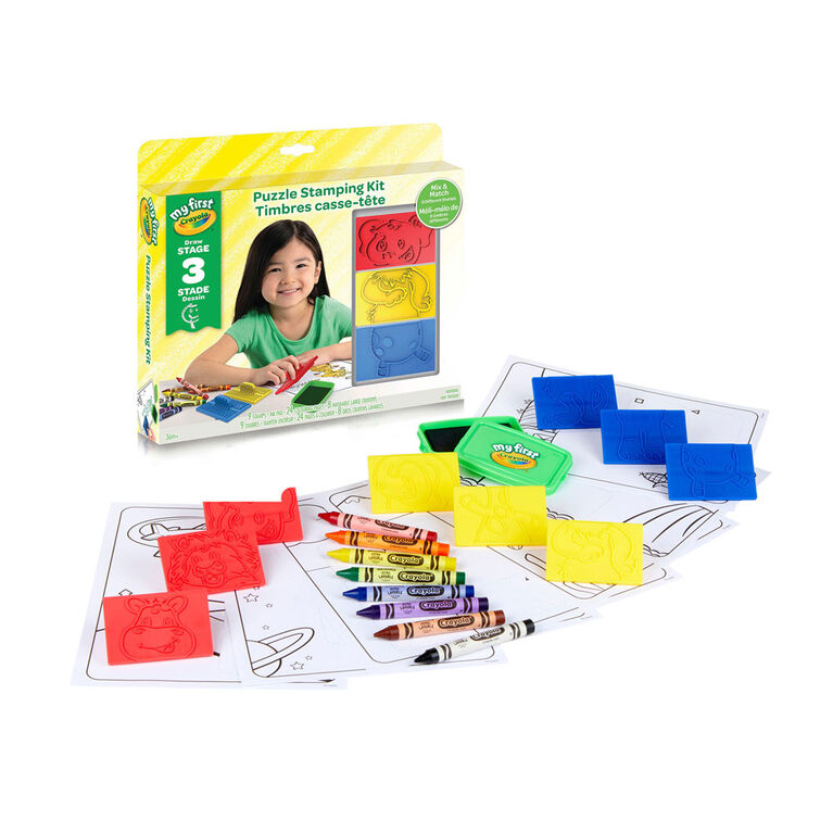 My First Crayola Puzzle Stamping Kit