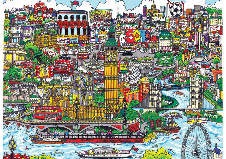 1000 Piece Charles Fazzino Puzzle Collection
