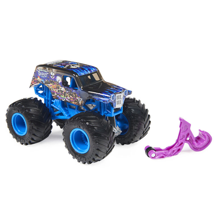 Monster Jam, Official Son-uva Digger Monster Truck, Die-Cast Vehicle, Shear Madness Series, 1:64 Scale