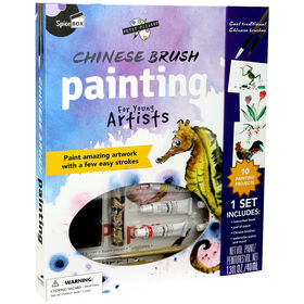 SpiceBox Children's Art Kits Petit Picasso Chinese Brush Painting - English Edition