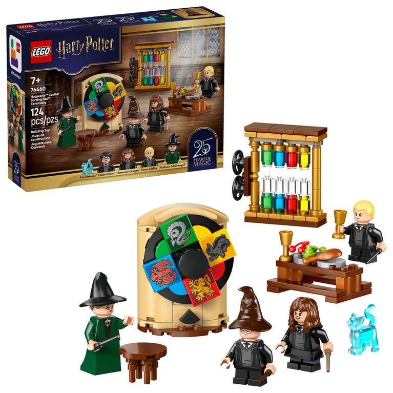 LEGO Harry Potter Hogwarts Castle: Sorting Hat Ceremony Building Toy for Boys, Girls, & Kids - 76460