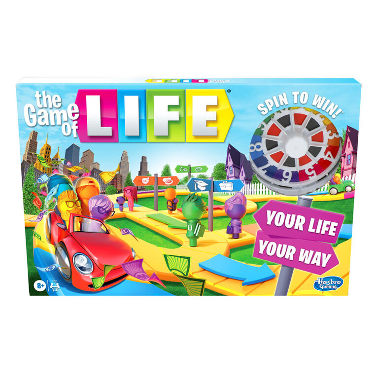 The Game of Life Game, Family Board Game for 2-4 Players, Indoor Game (English)