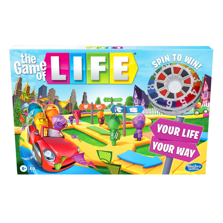 The Game of Life Game, Family Board Game for 2-4 Players, Indoor Game (English) Hasbro