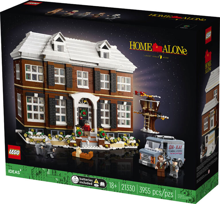 LEGO Ideas Home Alone 21330 Ensemble de construction; Excellent cadeau du temps des fêtes pour adultes (3 957 pièces)