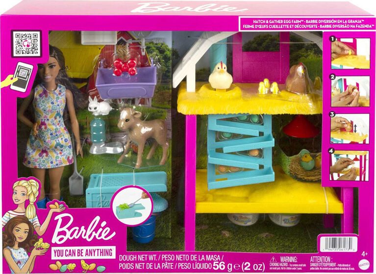 Barbie - Ferme d'oeufs Cueillette et découverte​