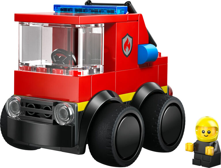 LEGO City V&eacute;hicules - Le camion de pompiers - Mini-ensemble de jouet de construction avec figurine de pompier - 60482