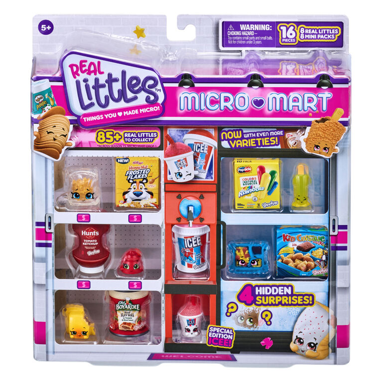 Shopkins Real Littles : Pack de 8 - édition Micro Mart