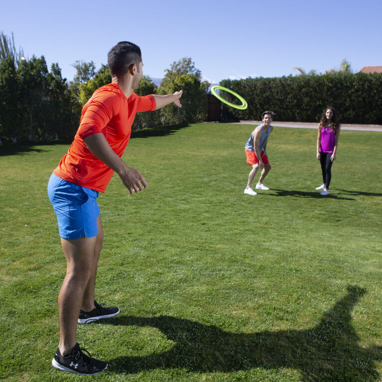 Aerobie Pro Ring Outdoor Flying Disc, 14 inches, Magenta