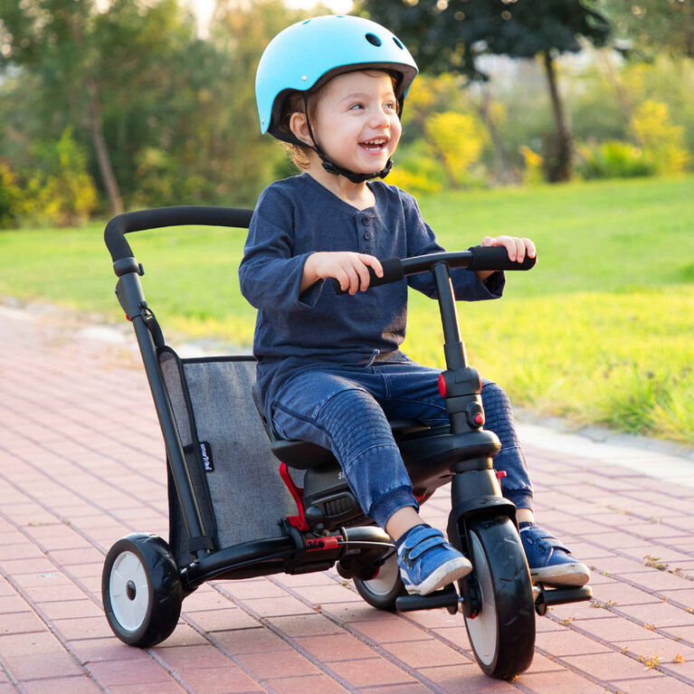 smarTrike STR5 - 7 Stage Folding Stroller Certified Baby Trike - Grey