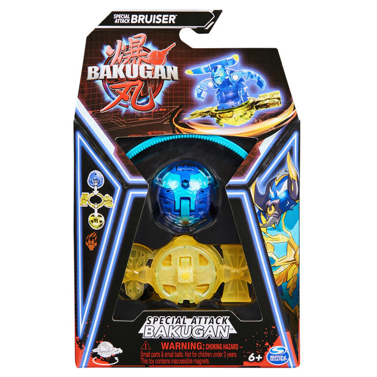 Bakugan, Special Attack Bruiser, Spinning Collectible, Customizable Action Figure and Trading Cards