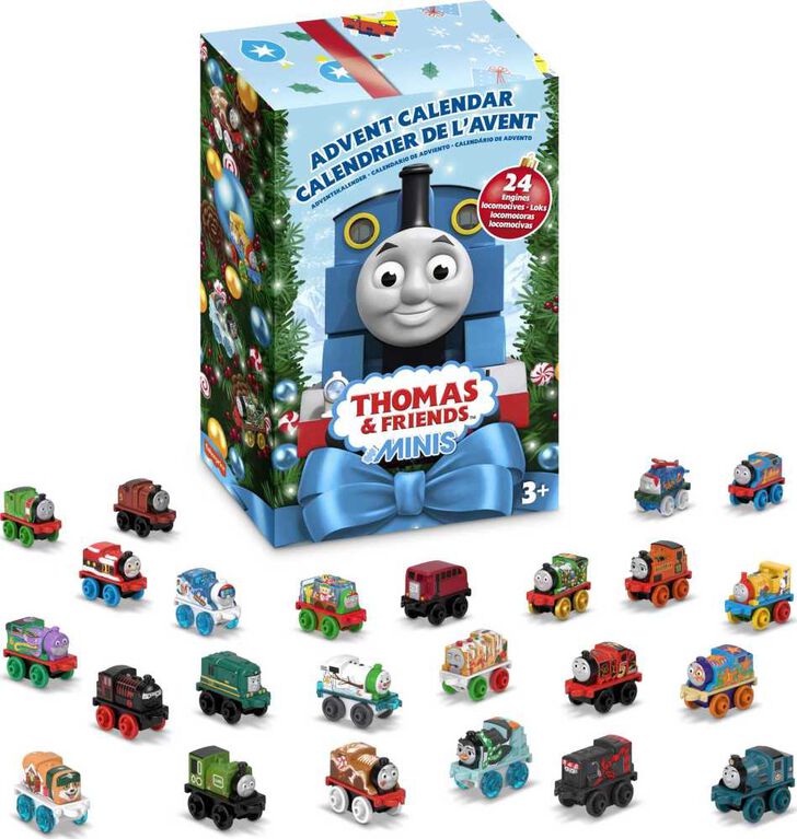 Thomas et ses amis - MINIS - Calendrier de l'Avent 2022, 24 jouets