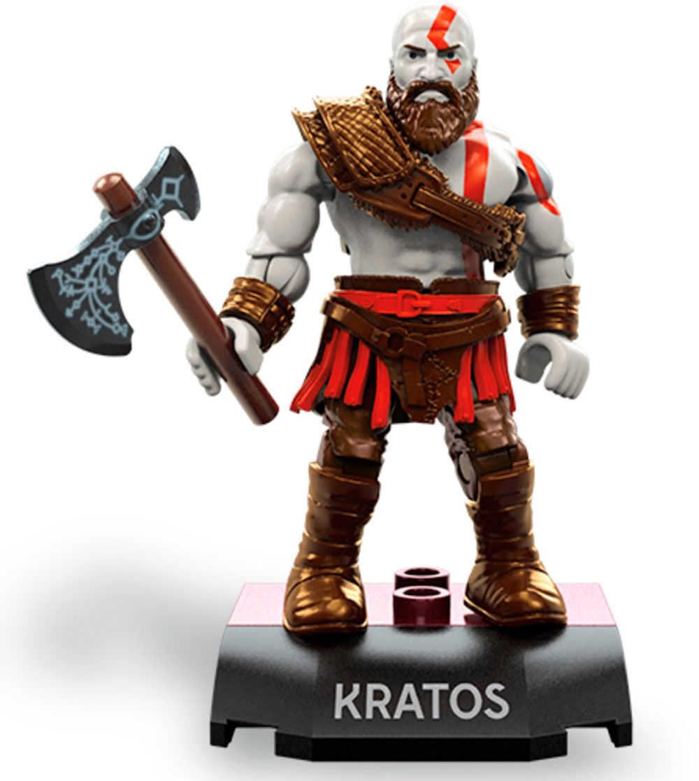 Mega Construx Heroes Kratos Micro Action Figure