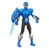 Power Rangers Beast Morphers - Figurine jouet de 15 cm Ranger bleu Beast-X de la série télé Power Rangers