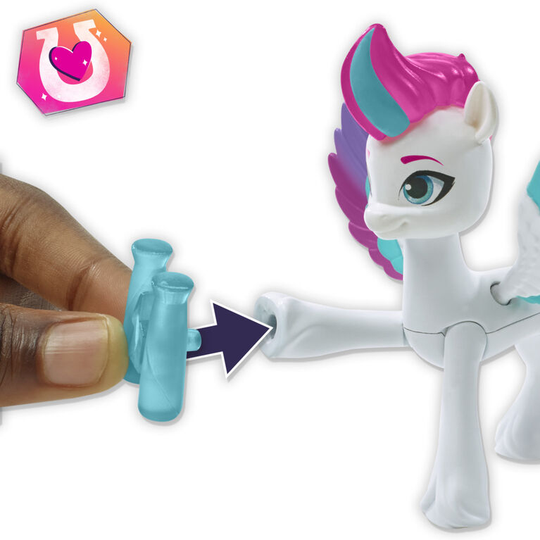 My Little Pony: Make Your Mark Toy Cutie Mark Magic Zipp Storm - 3-Inch Hoof to Heart Pony