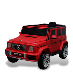 KidsVip 12V Kids & Toddlers Mercedes G63 Ride on car w/Remote Control - Red