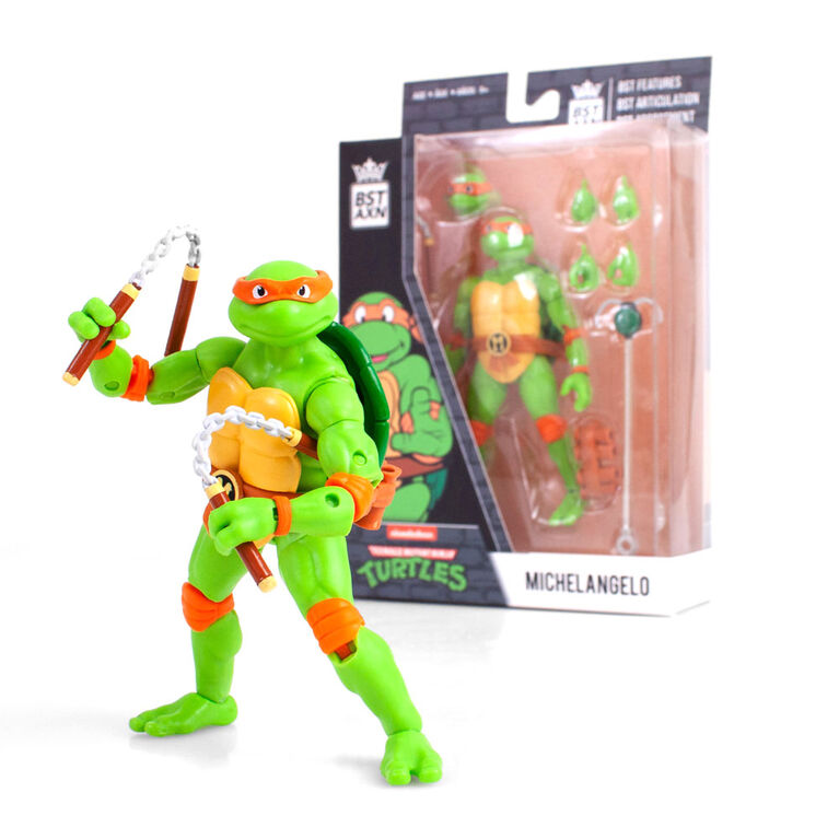 Michelangelo (Teenage Mutant Ninja Turtles) BST AXN 5" Action Figure - English Edition