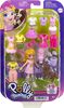 Polly Pocket Coffret Poupée et 18accessoires, chiot et thème floral