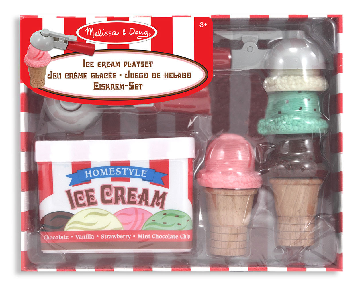 Brand New Melissa /& Doug Ice Cream Set