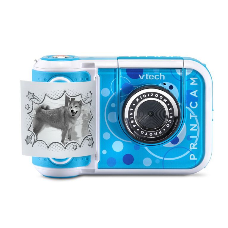 VTech KidiZoom PrintCam, appareil photo numérique haute définition pour  photos et vidéos, impressions instantanées, caméra selfie à rabattre