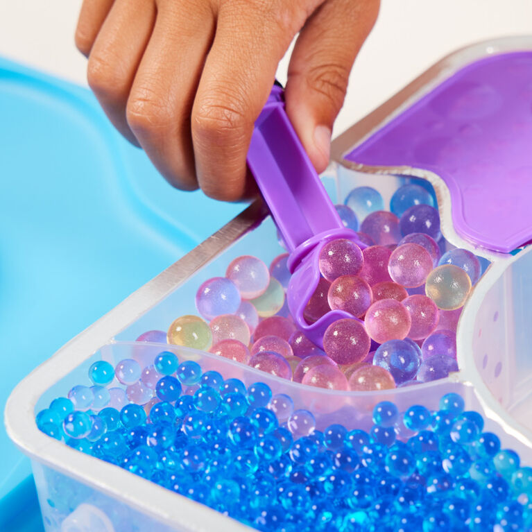 Orbeez Mixin' Slime Set with 2500+ Orbeez (Micro, Shimmer, Marble & Glow in the Dark), 5 Tools, Storage, One & Only, Sensory Toys