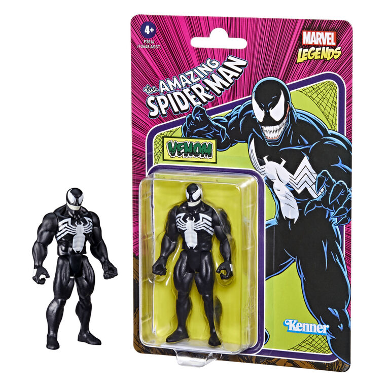 Hasbro Marvel Legends Series 3.75-inch Retro 375 Collection Venom Action Figure Toy