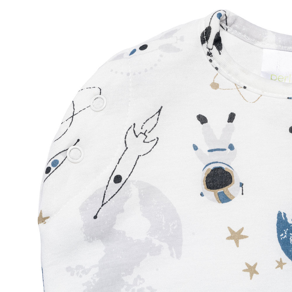 Perlimpinpin-Bamboo newborn sleep bag-Space-0-3m