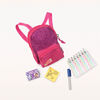 Our Generation, School Smarts, School Bag with Accessories for 18-inch Dolls