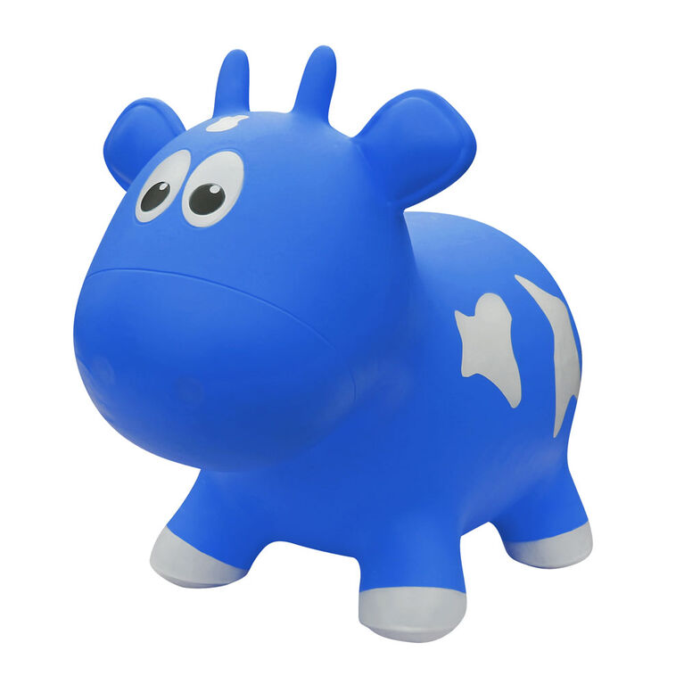 Farm Hopper Cow Blue