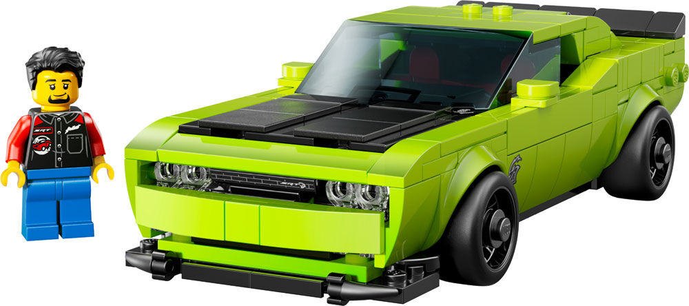LEGO Speed Champions Dodge Challenger SRT Hellcat Sports Car Toy - Kids Toy for Girls & Boys - 77237