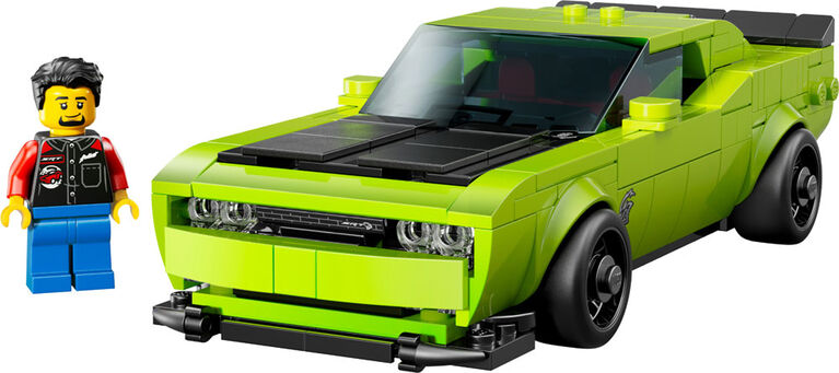 LEGO Speed Champions Dodge Challenger SRT Hellcat Sports Car Toy - Kids Toy for Girls & Boys - 77237