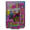 Barbie Leopard Rainbow Hair Doll (Blonde) with Color-change Hair Feature, 16 Accessories