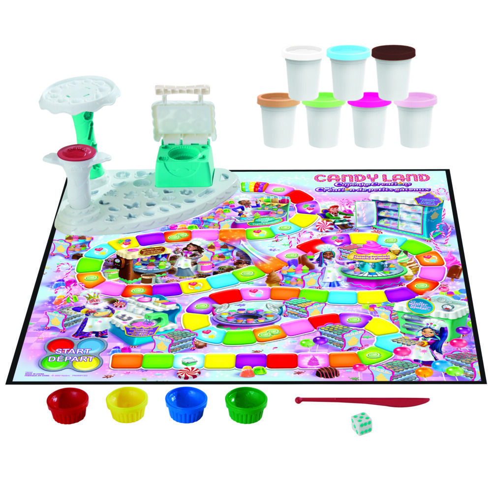 Candy Land Cupcake Creations Board Game, From the Makers of Play Doh - English Edition - R Exclusive