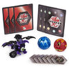 Bakugan Starter Pack 3-Pack, Darkus Cloptor, Collectible Action Figures