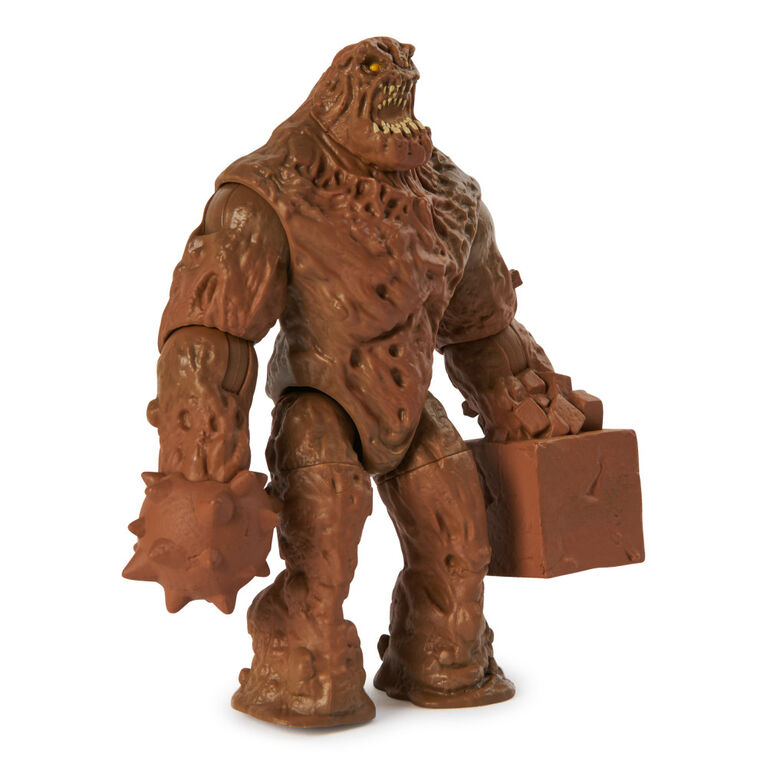 DC Comics, Figurine articulée Clayface avec 2 accessoires mystère, 10 cm