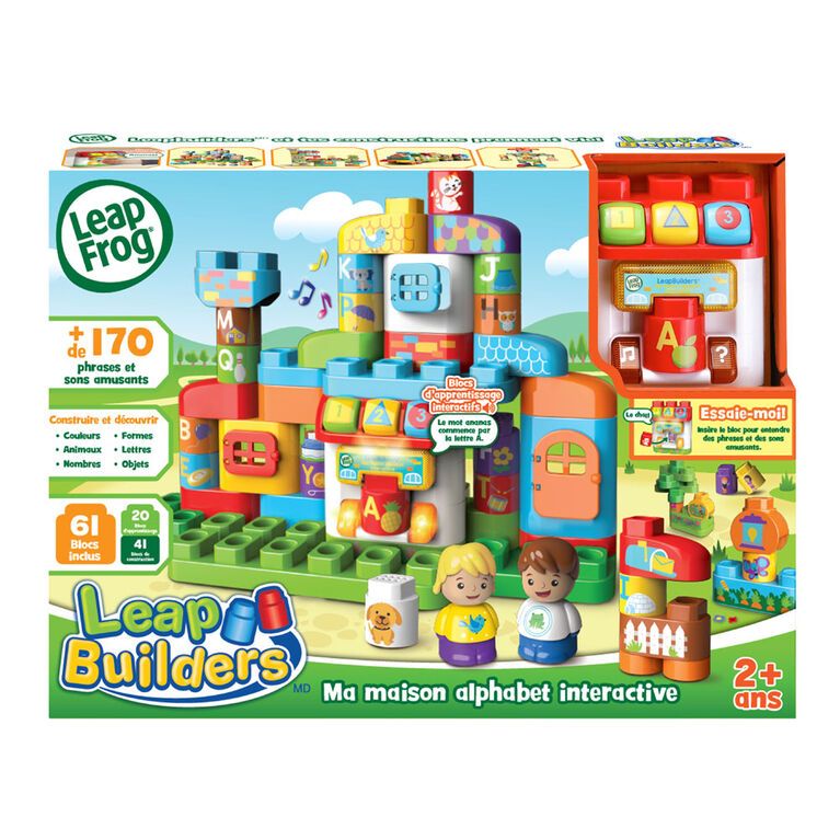 LeapFrog LeapBuilders Ma maison alphabet interactive - Édition française