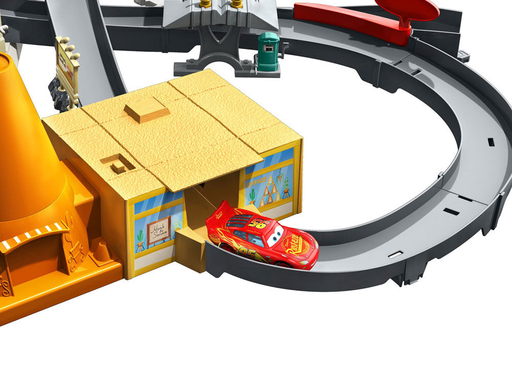 Race around top radiator springs playset