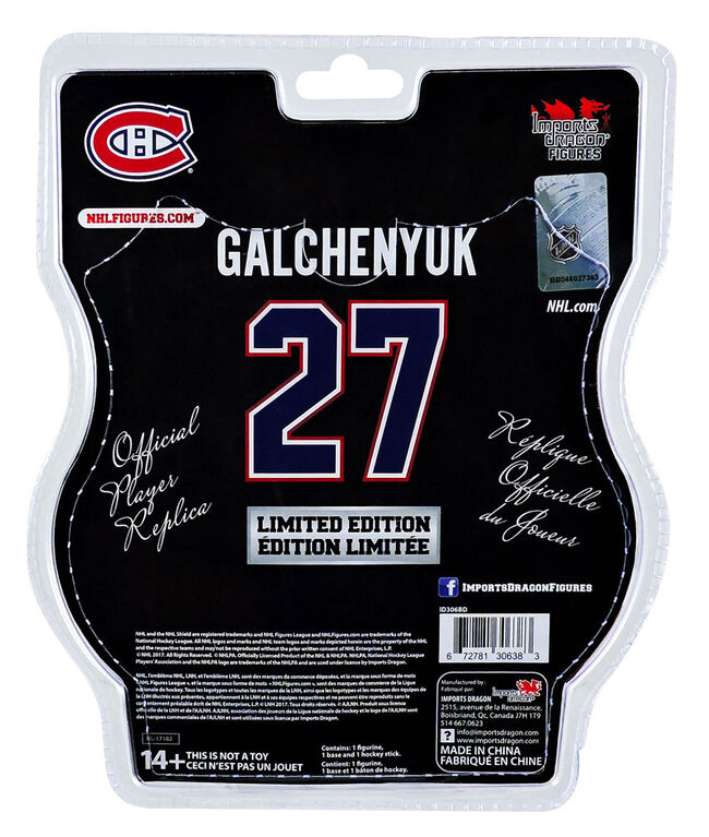 Alex Galchenyuk Canadiens de Montréal Figurine LNH 6'.
