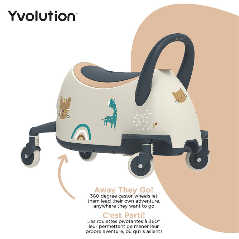 Yvolution Glider Luna Go Ride-On - Milk Tea