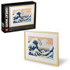 LEGO Art Hokusai - La grande vague; kit de construction d'oeuvre d'art, cadre décoratif 31208