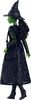 Mattel Universal Wicked Elphaba Fashion Doll & Accessories with Green Skin, Braided Black Hair, Posability & Removable Ballroom Look