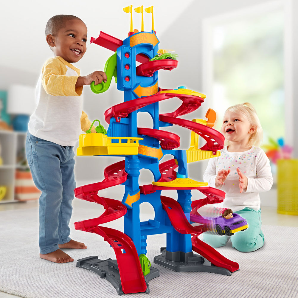 Little people wheelies track hot sale