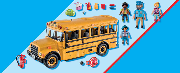 playmobil bus scolaire jaune