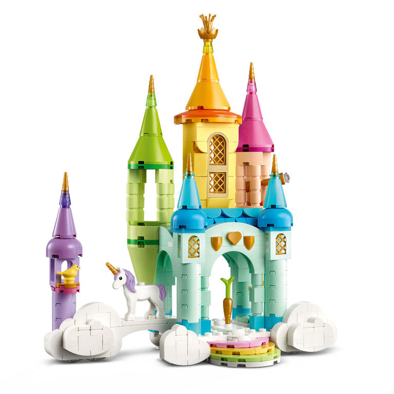 LEGO Creator 3en1 Le Château des Licornes, Animaux pour Jouer, Transformable en Bateau ou en Cabane dans la Forêt 31175