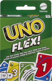 UNO Flex Card Game, Fun Games for Family and Game Nights